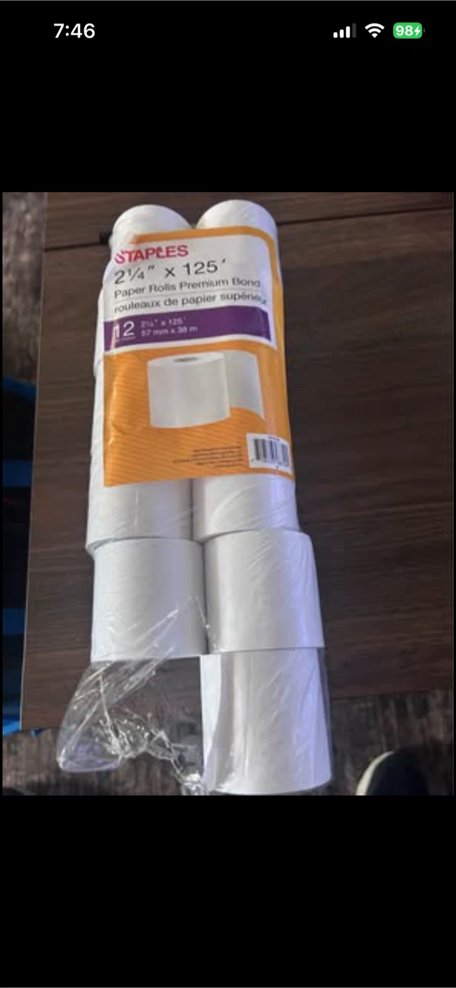 Staples Premium Bond Paper Rolls 12 Pack - photo 2