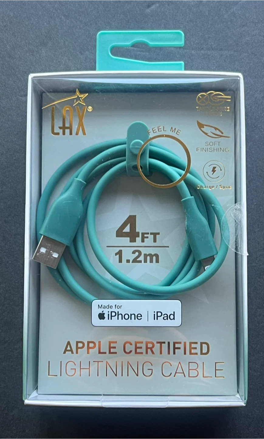 LAX Apple Certified Lightning Cable 4ft - photo 4