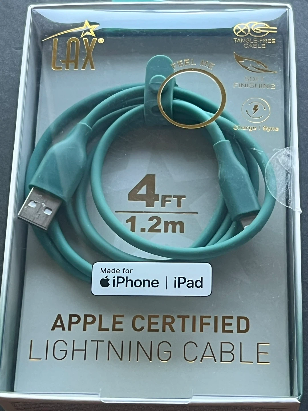 LAX Apple Certified Lightning Cable 4ft - photo 5