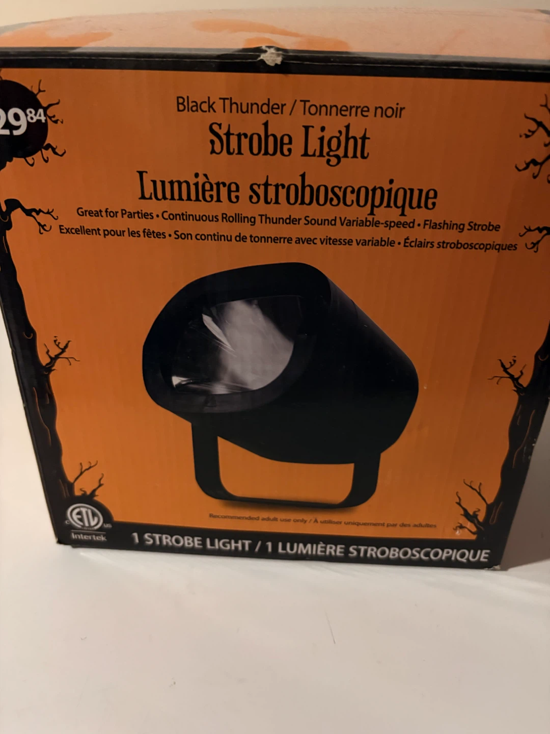 Black Thunder Strobe Light