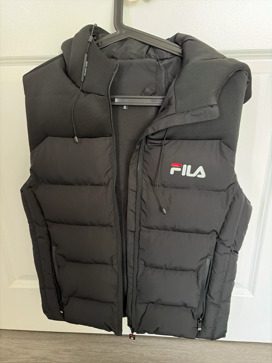 Fila Black Hooded Vest