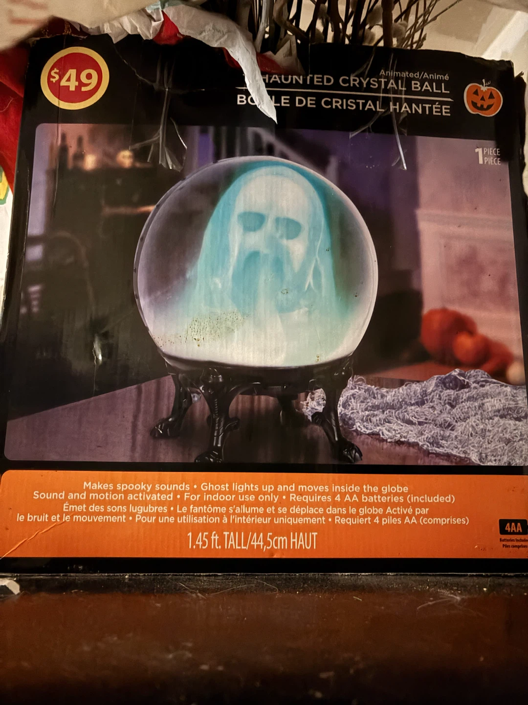 Animated Haunted Crystal Ball