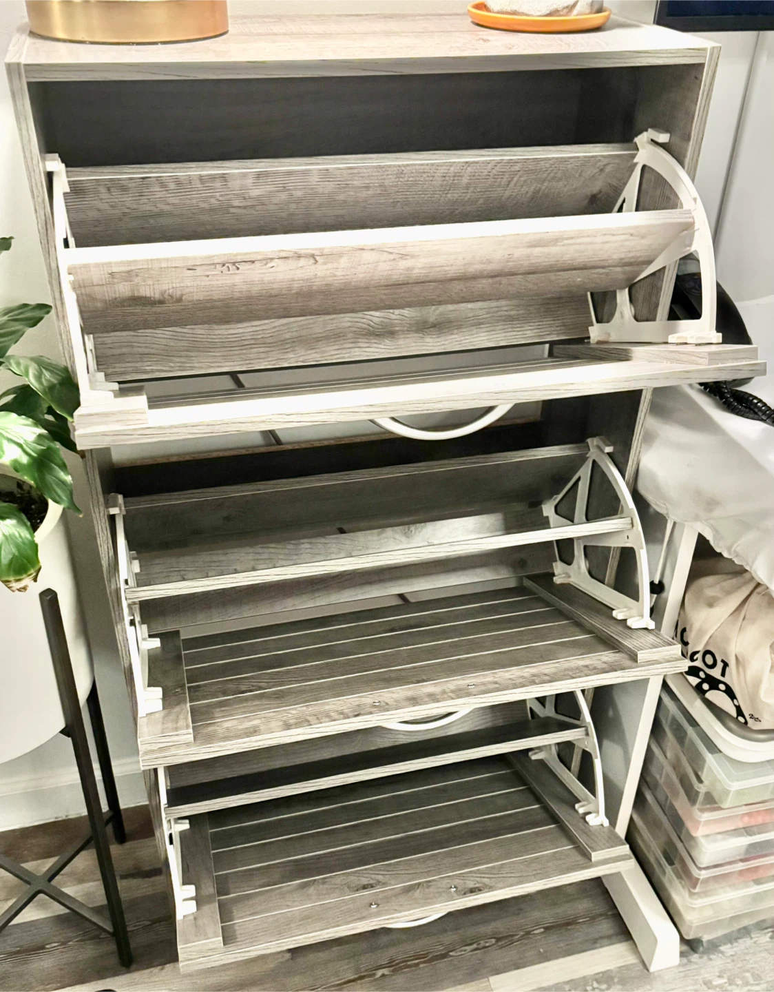 Three-Tier Shoe Storage Cabinet - photo 3