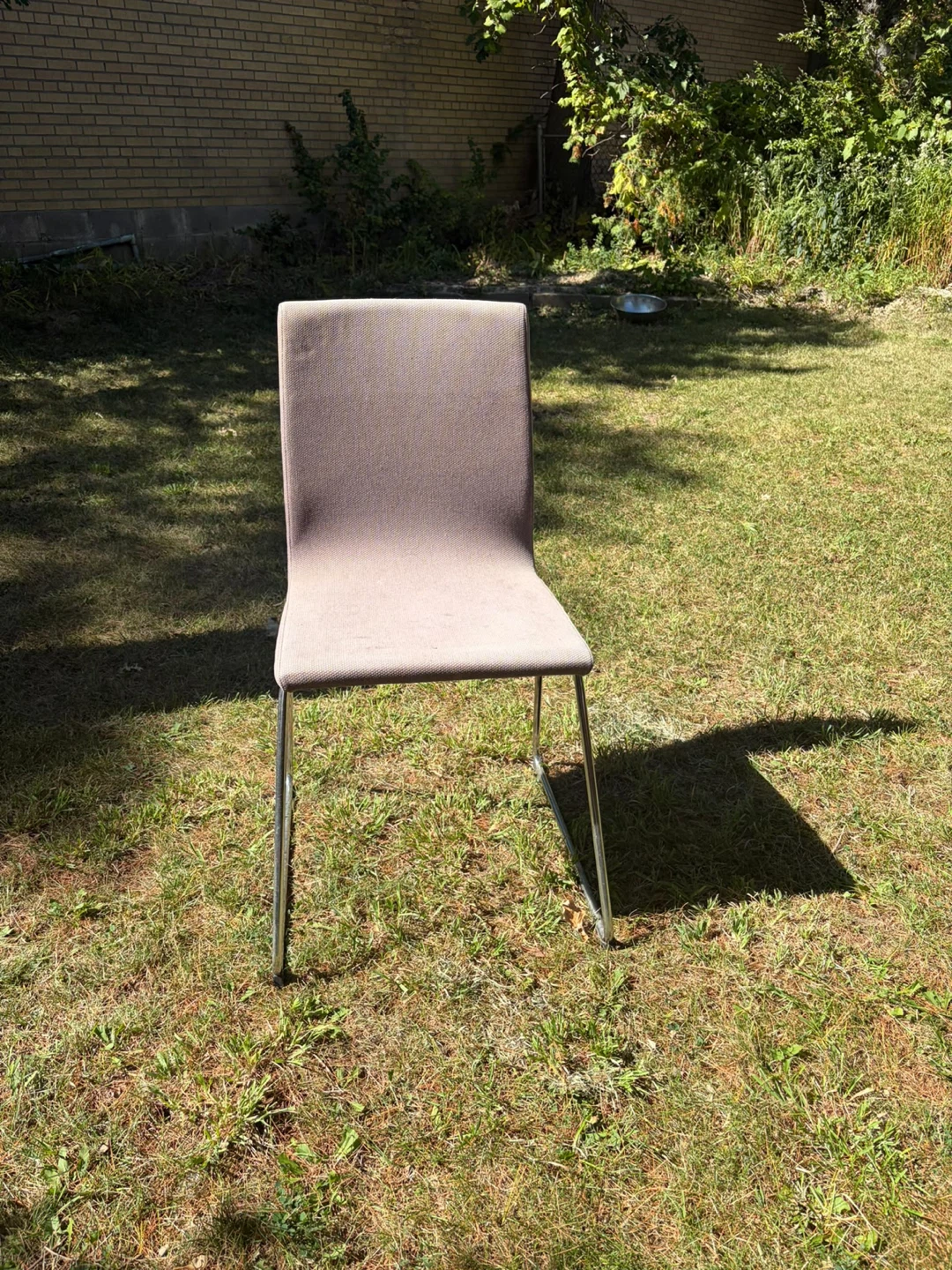 Modern Grey Upholstered Dining Chair - photo 2
