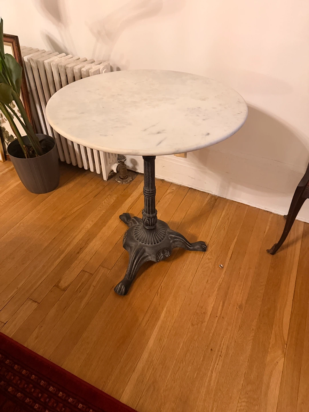 French style Round Marble Bistro Table