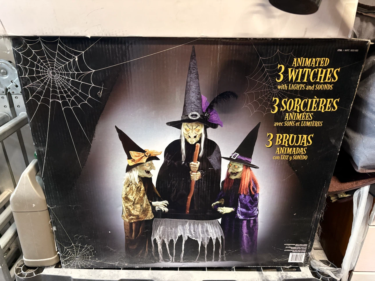 Animated 3 Witches Halloween Decor