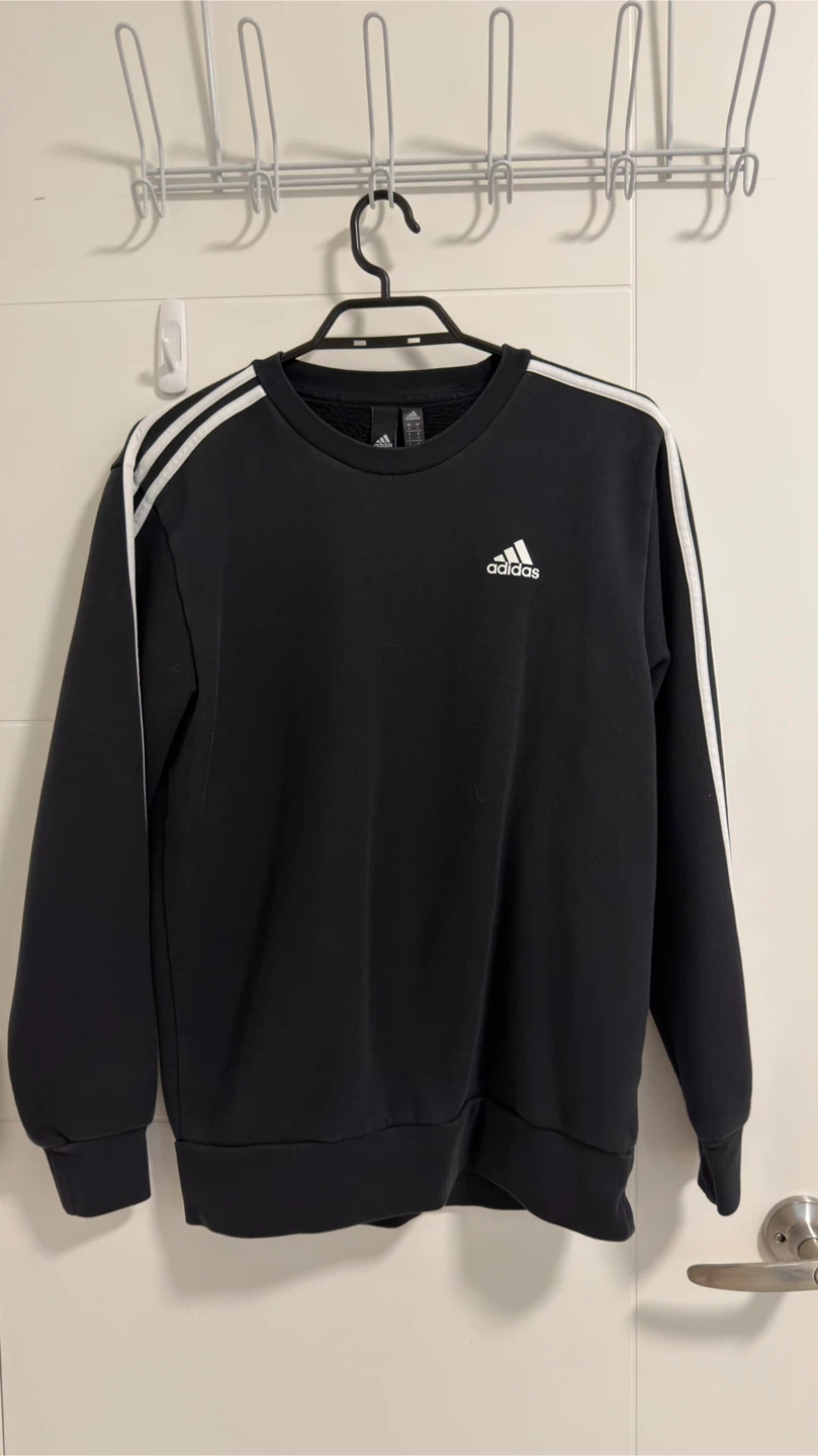 Adidas Black Crewneck Sweatshirt