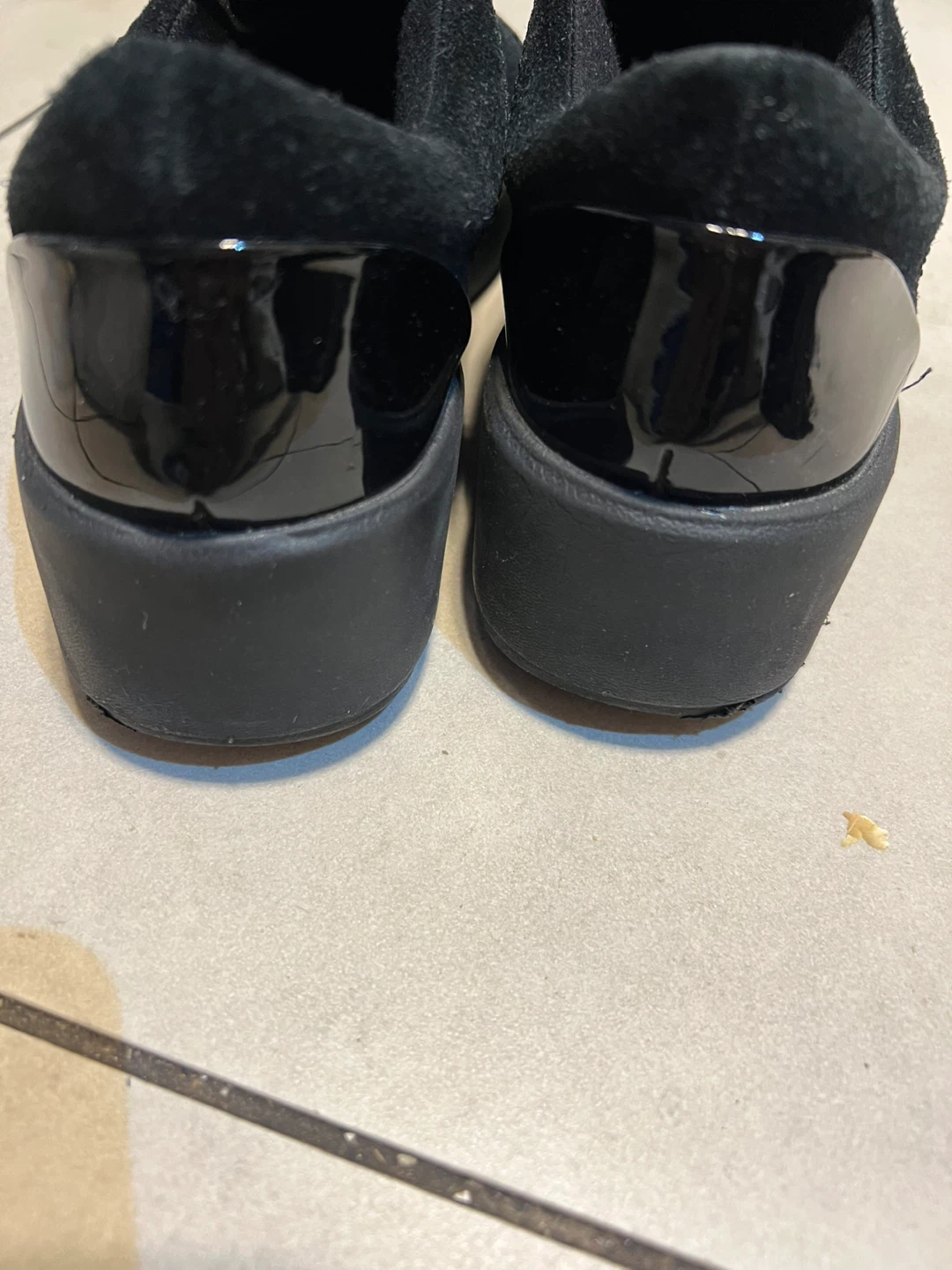 Clarks Collection Black Suede Zip Shoes - photo 2