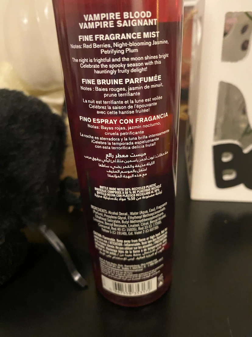 NEW “Bath & Body Works” Vampire Blood Fragrance Mist - photo 4