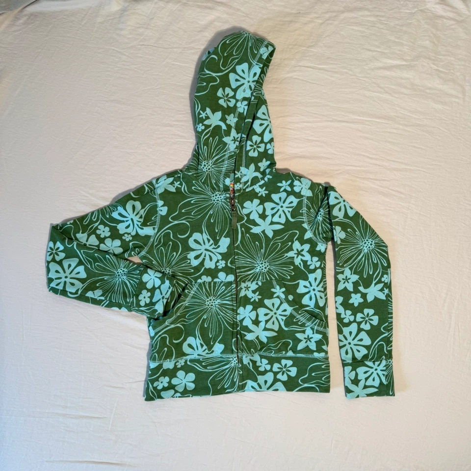 Girl’s Gap floral zip-up hoodie, size L/G (10) - photo 2