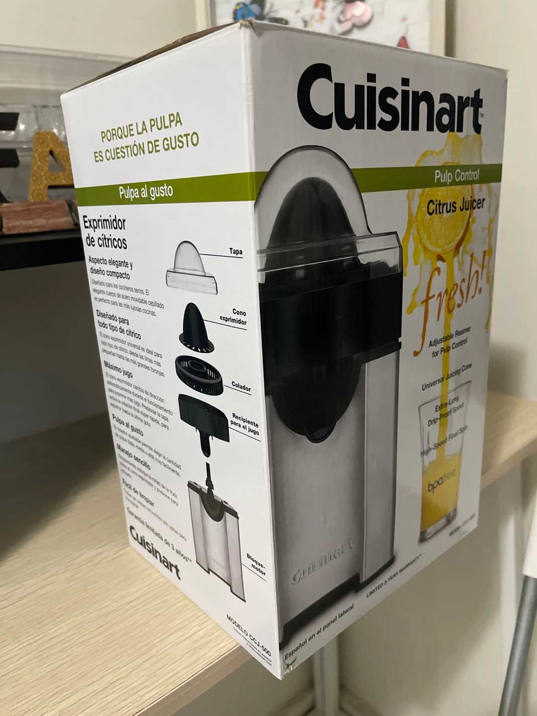 Cuisinart Pulp Control Citrus Juicer CCJ-500