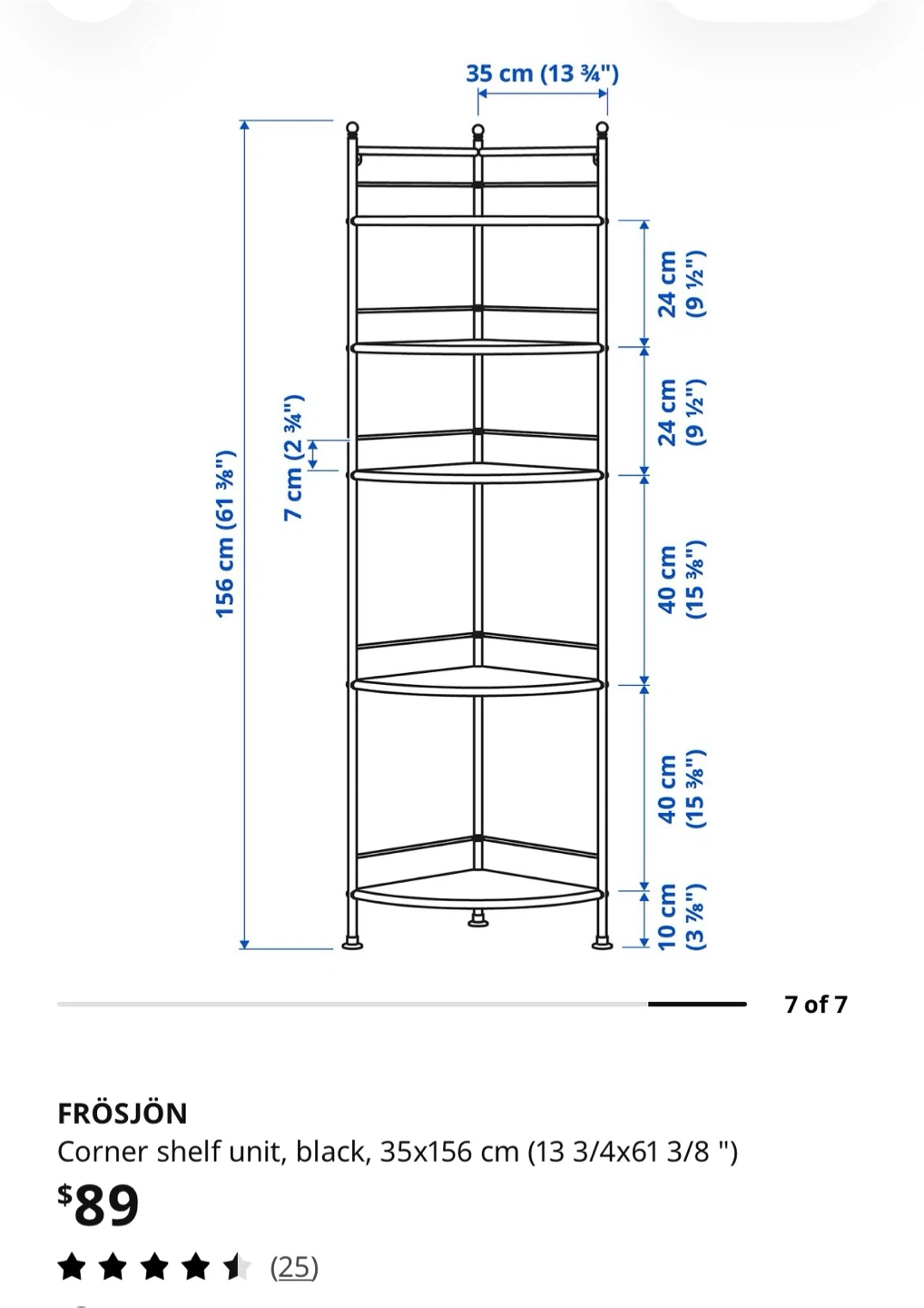 IKEA FRÖSJÖN Corner Shelf Unit - photo 4