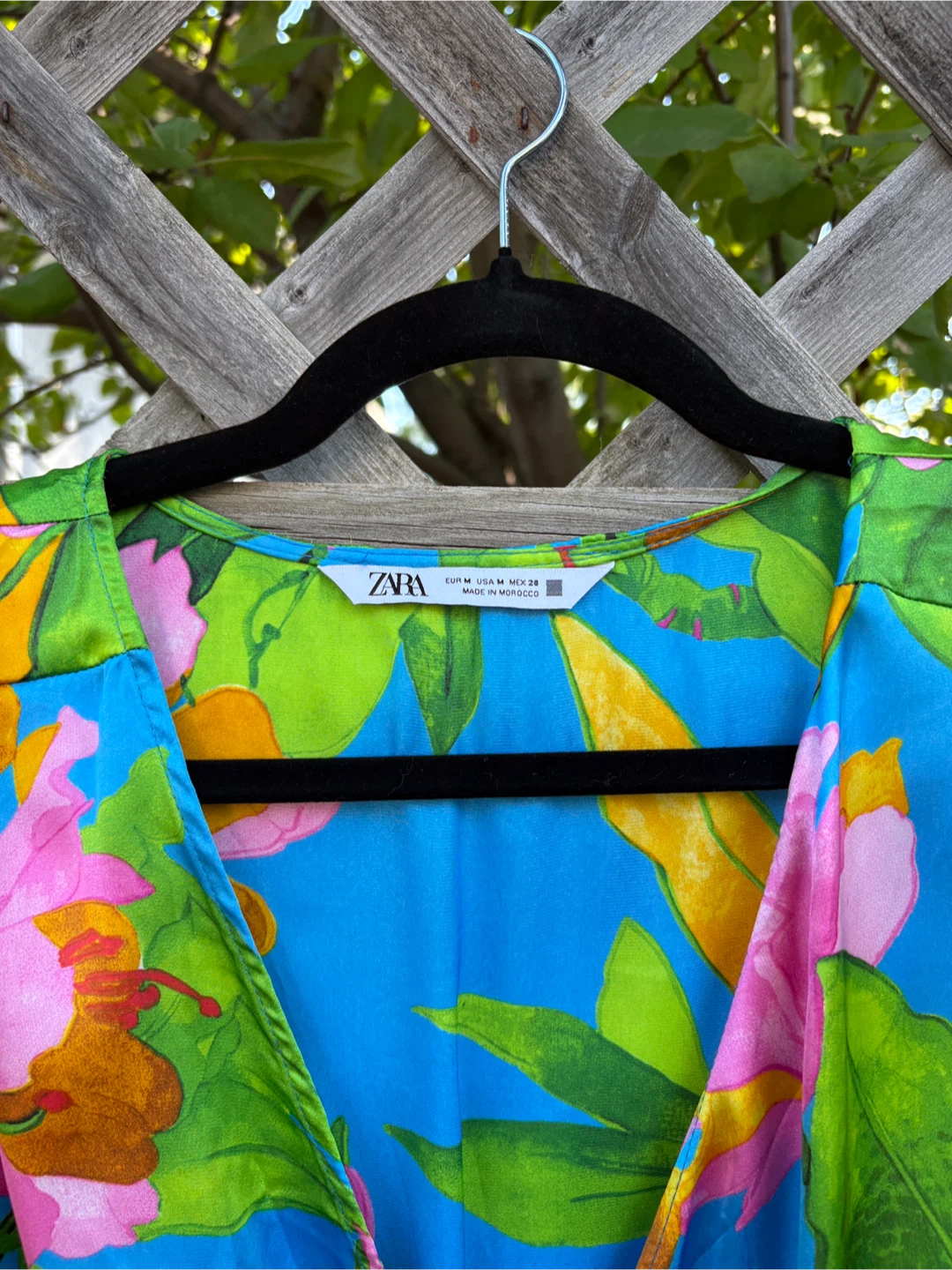Zara floral print wrap dress - photo 3