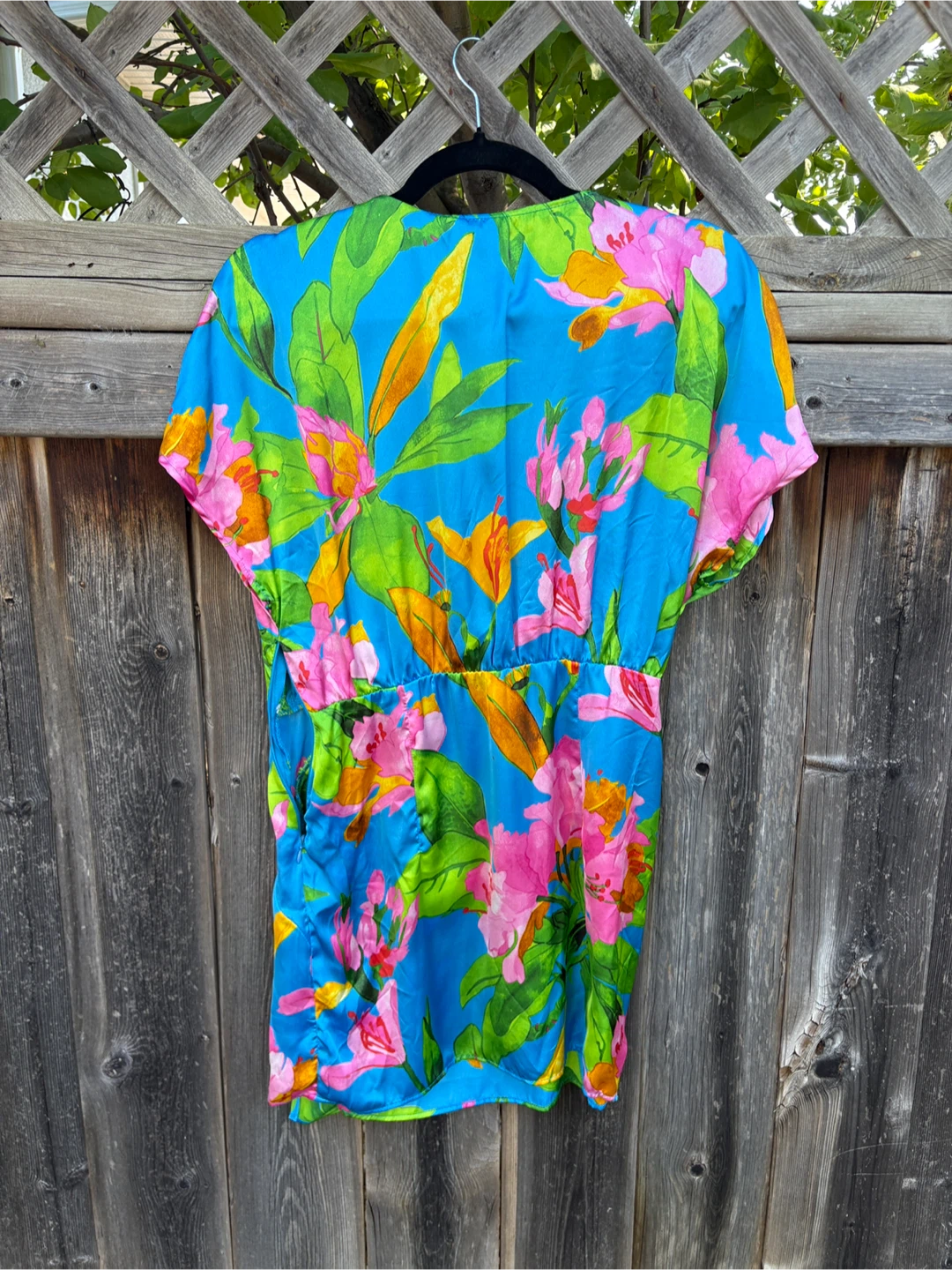 Zara floral print wrap dress - photo 5