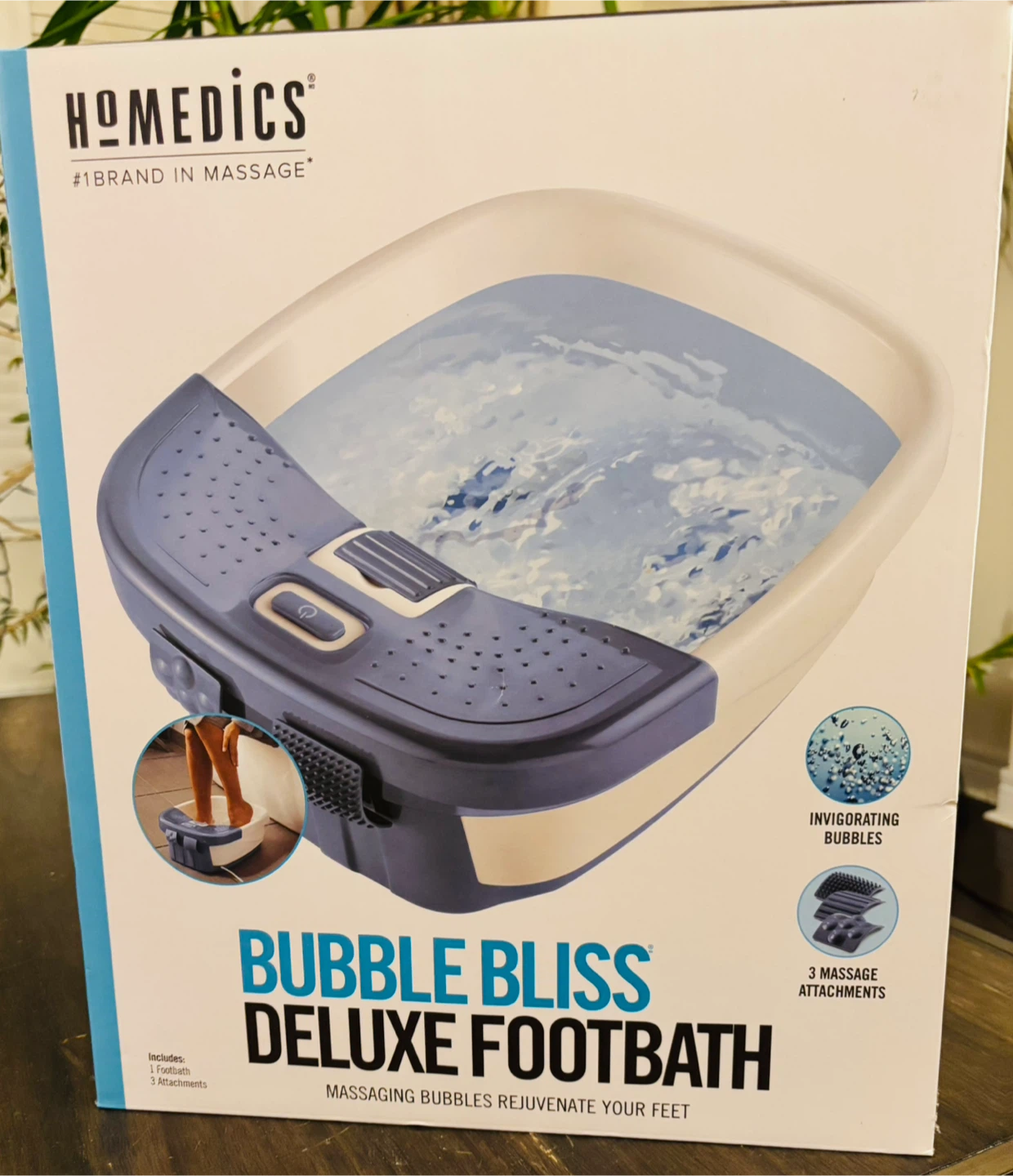 HoMedics Bubble Bliss Deluxe Footbath