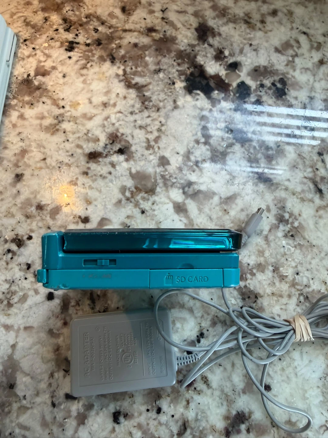 Nintendo 3DS aqua blue Bundle with 3 Games - photo 4