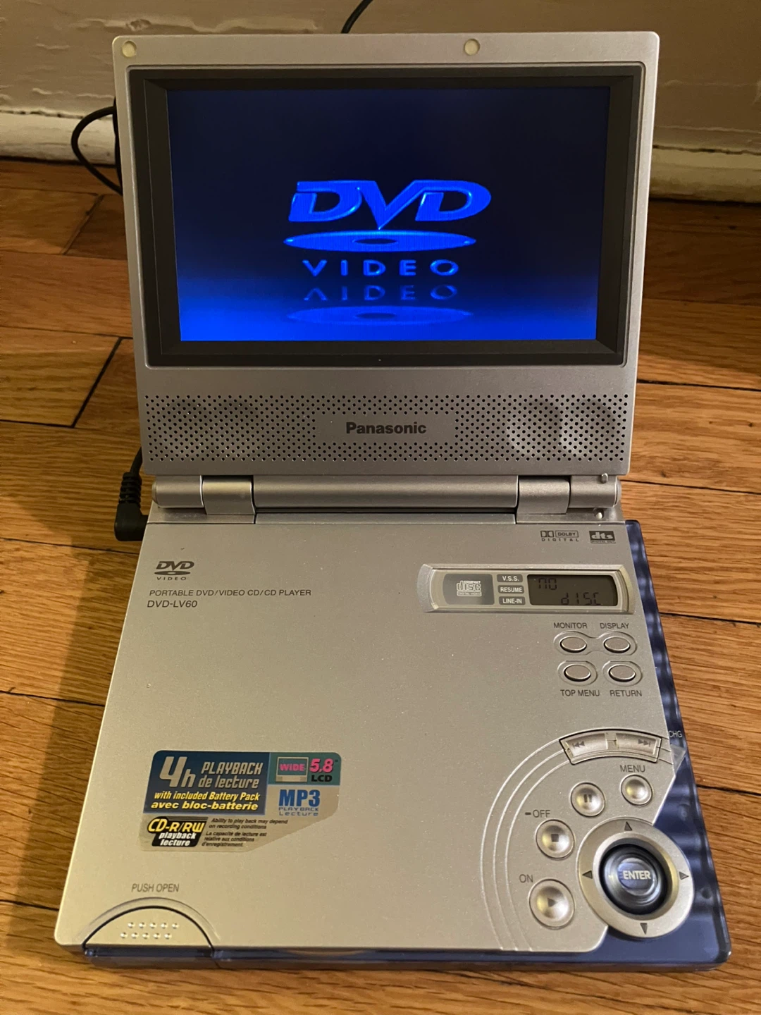 Panasonic Portable DVD Player DVD-LV60