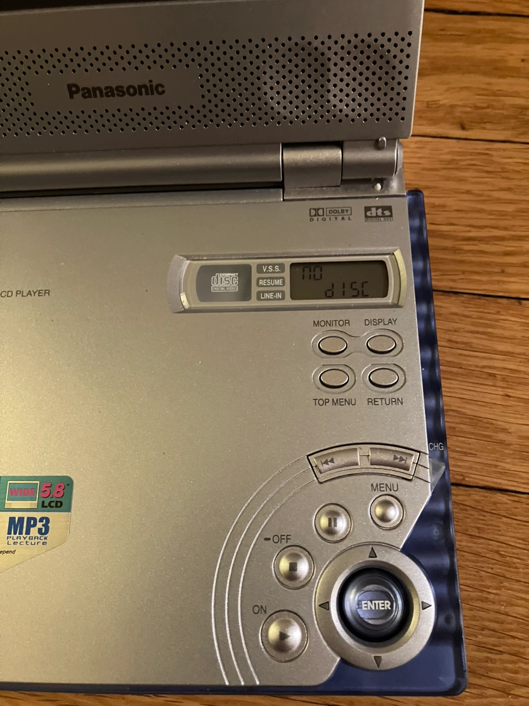 Panasonic Portable DVD Player DVD-LV60 - photo 2