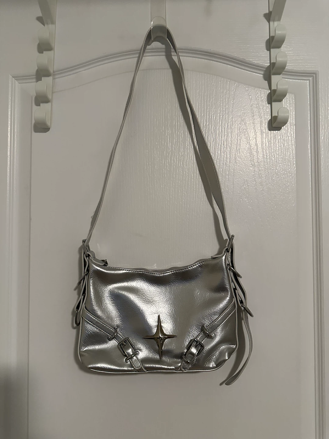 Y2K Silver shoulder bag
