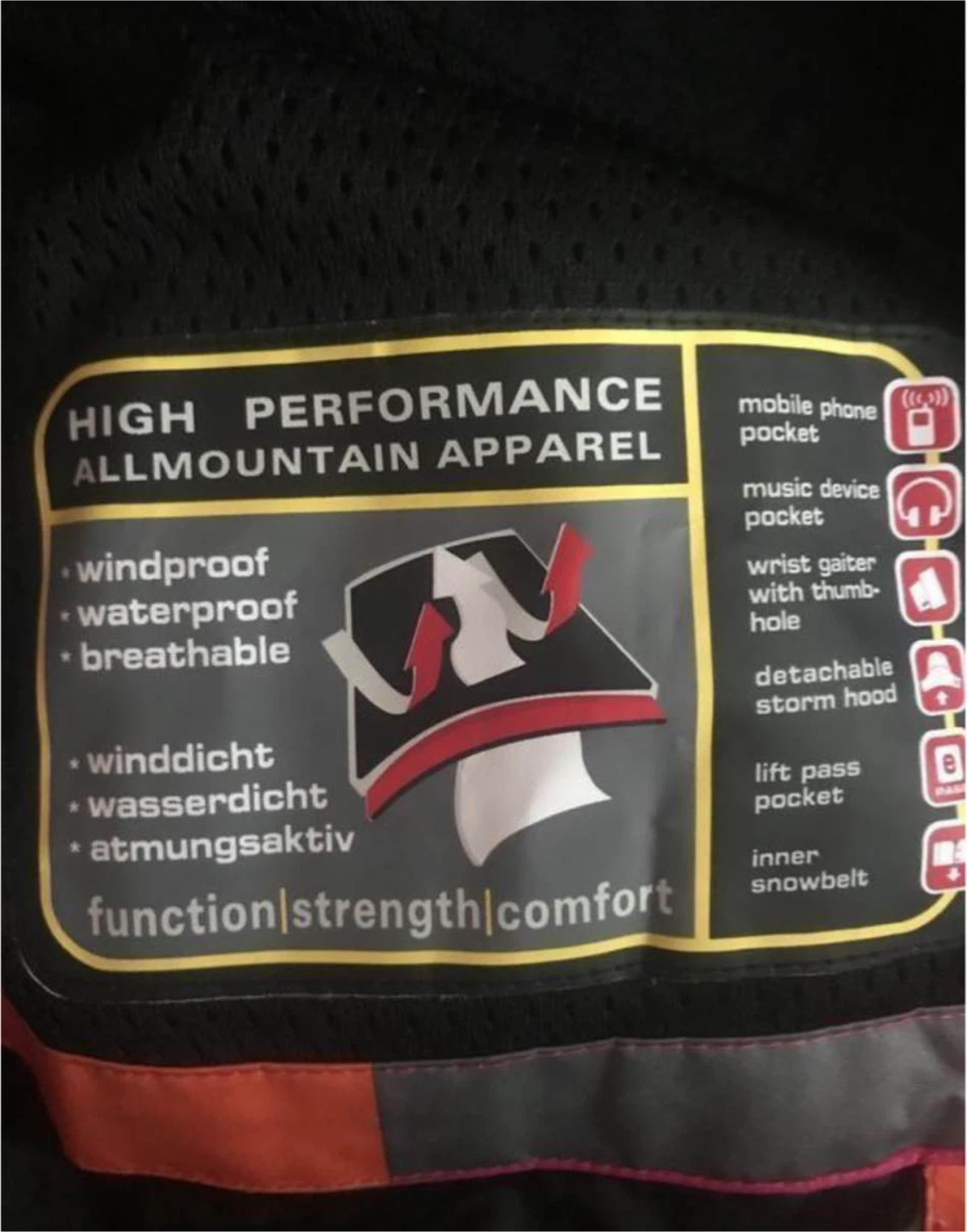 Thermal Jacket 86-92cm 1-2,5Y Waterproof Windproof Breathable - photo 5