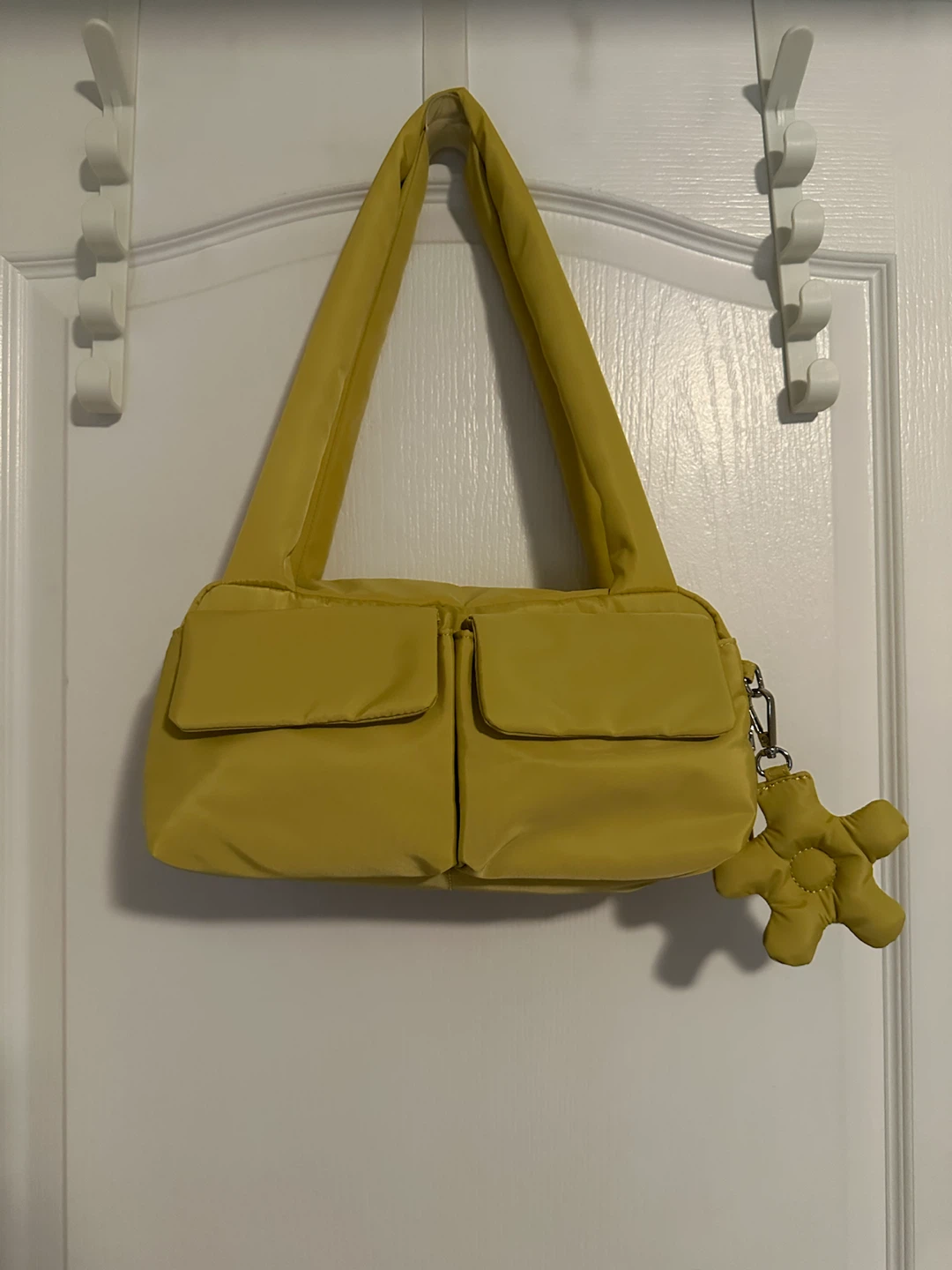 Yellow Padded Shoulder Bag
