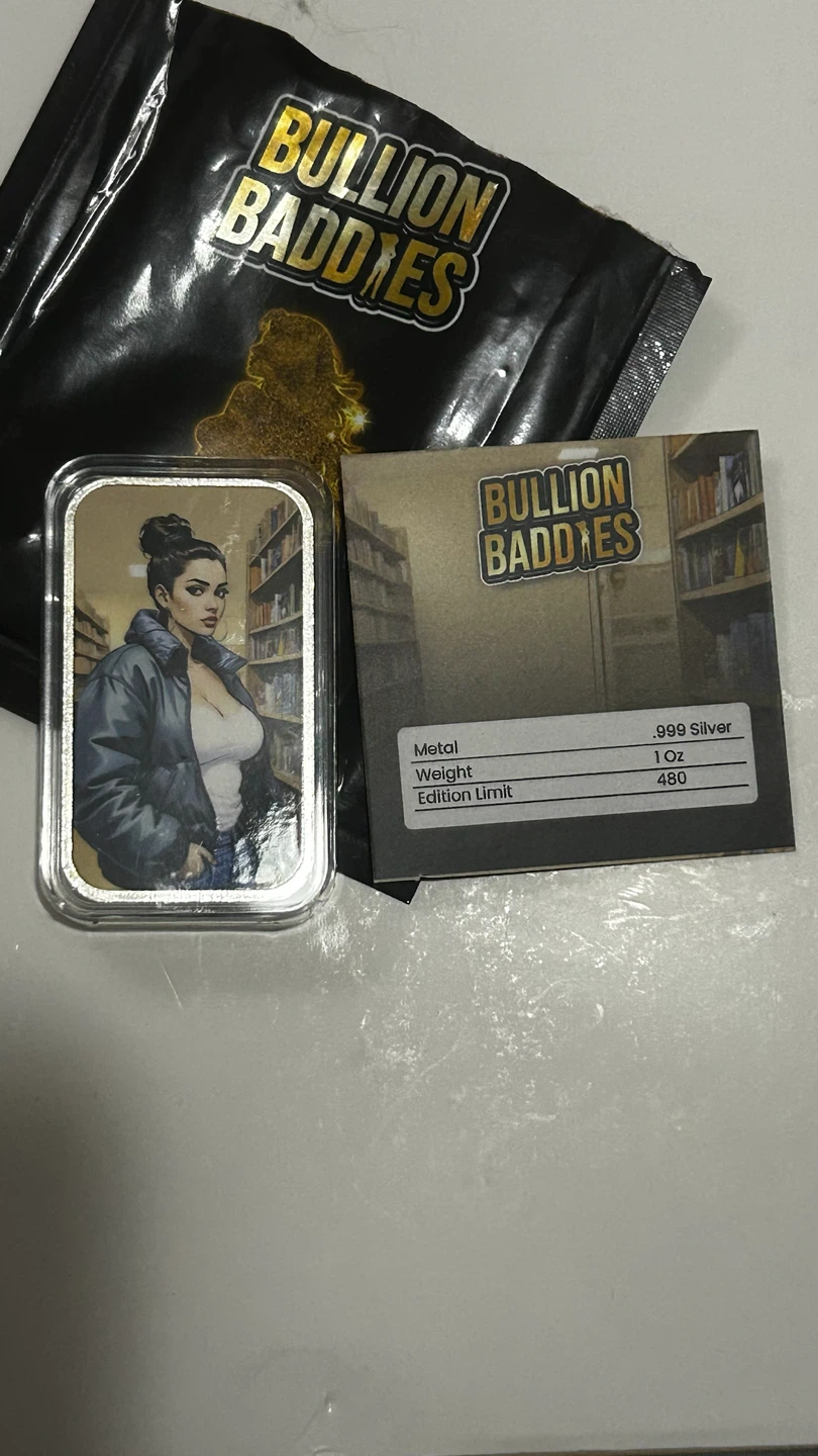 Bullion Baddies Princess Renee 1oz Silver Bar
