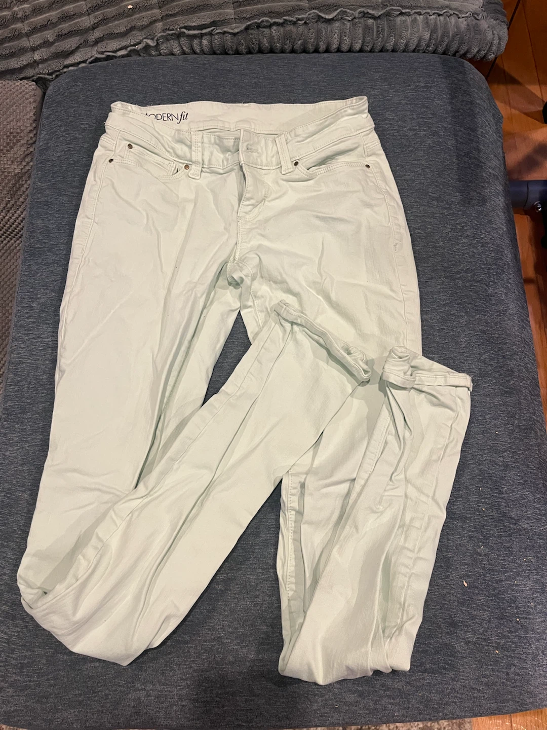 Ann Taylor Modern Fit Mint Green Jeans