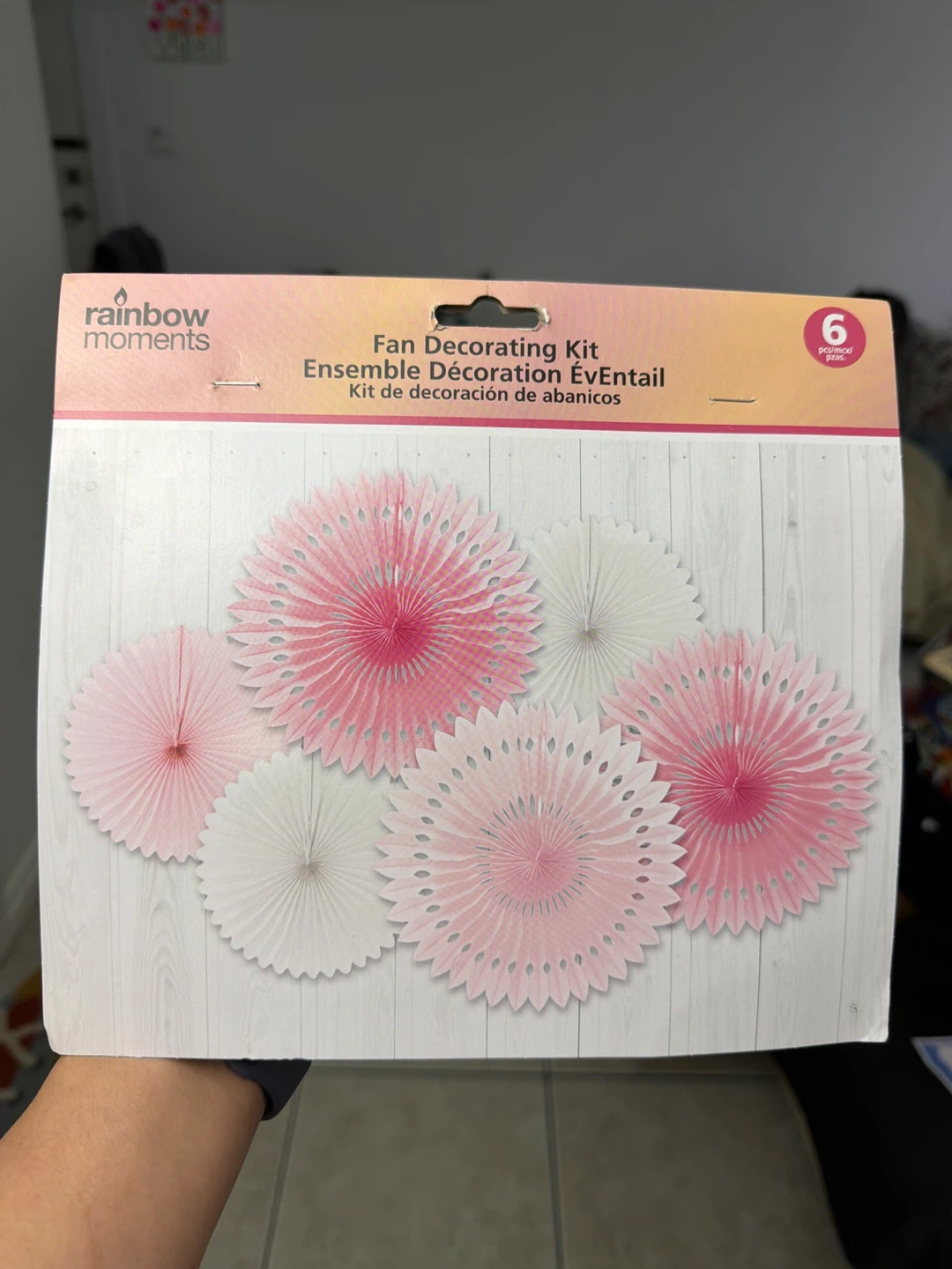 Rainbow Moments Fan Decorating Kit