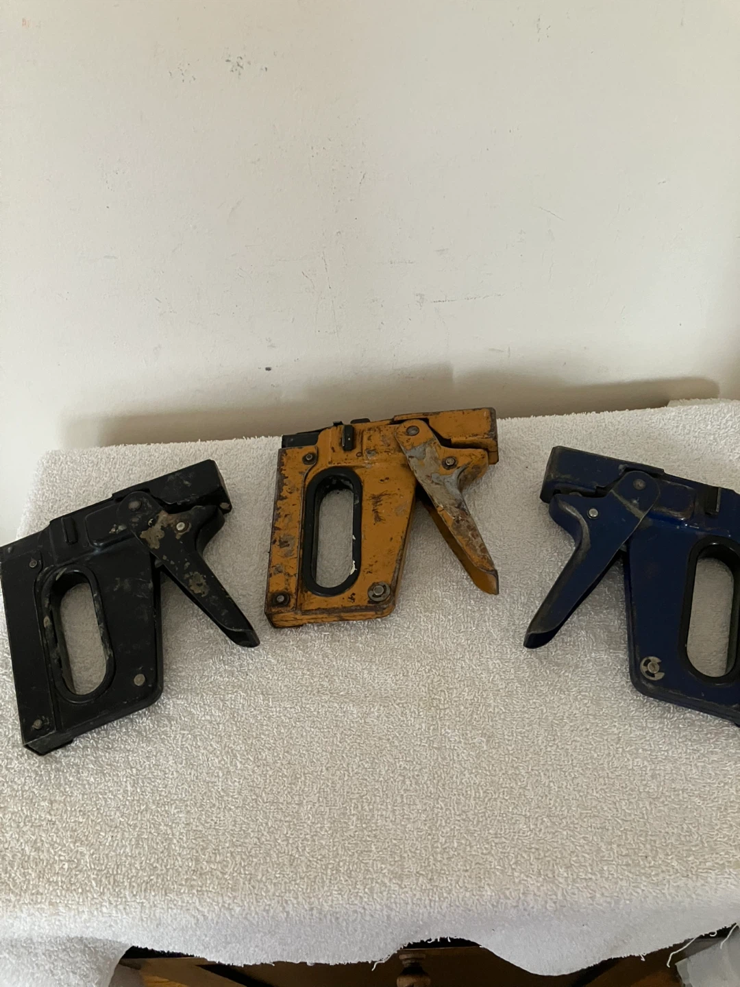 Set of 3 Vintage  Manual Staple Guns