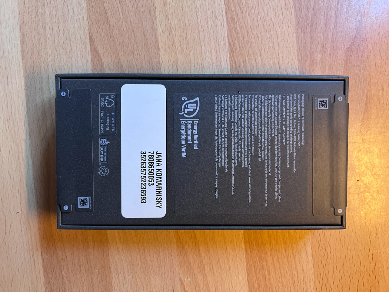 Samsung Galaxy S26 256GB Black New in sealed box - photo 2