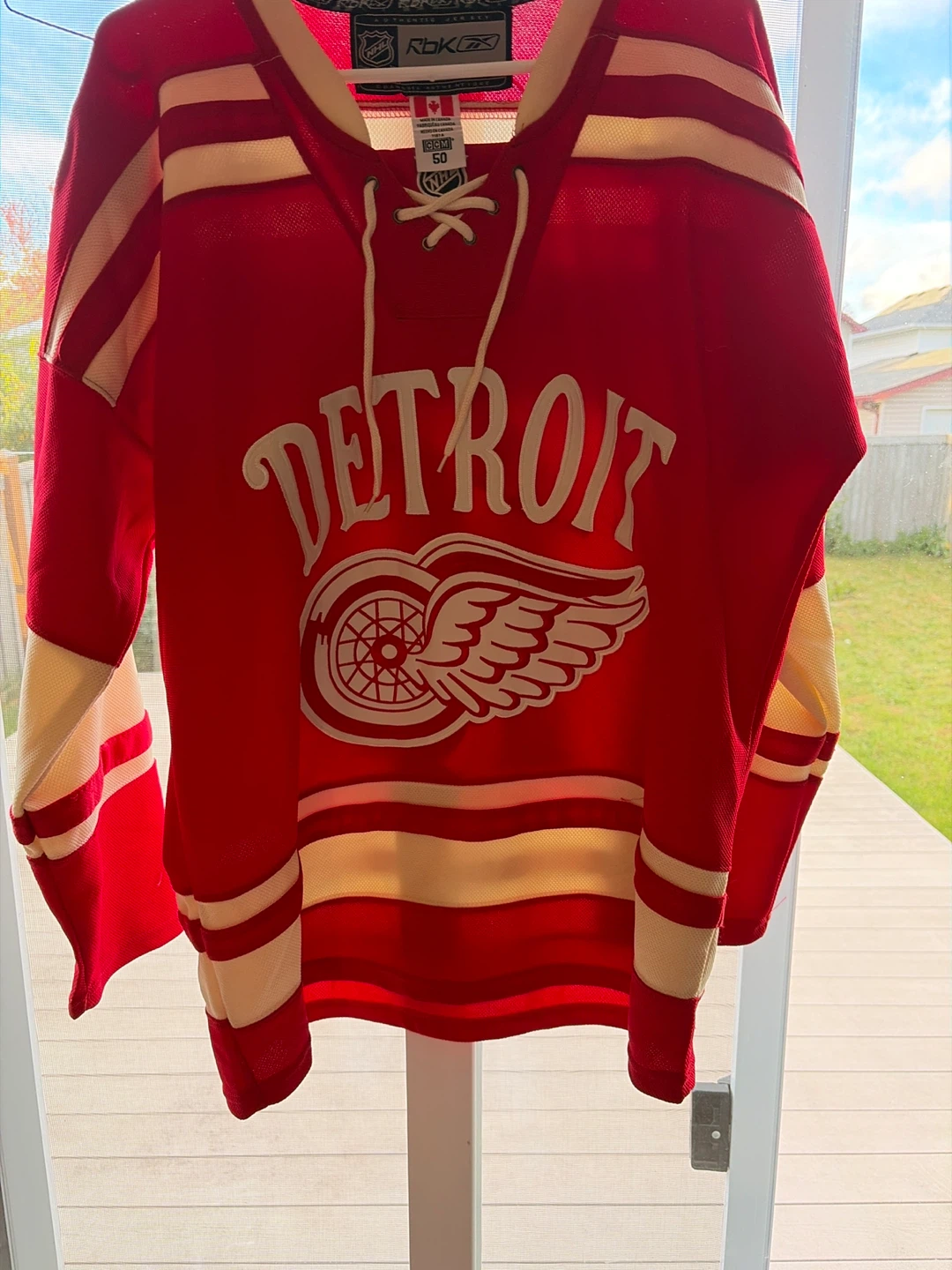 Reebok Detroit Red Wings Yzerman Jersey