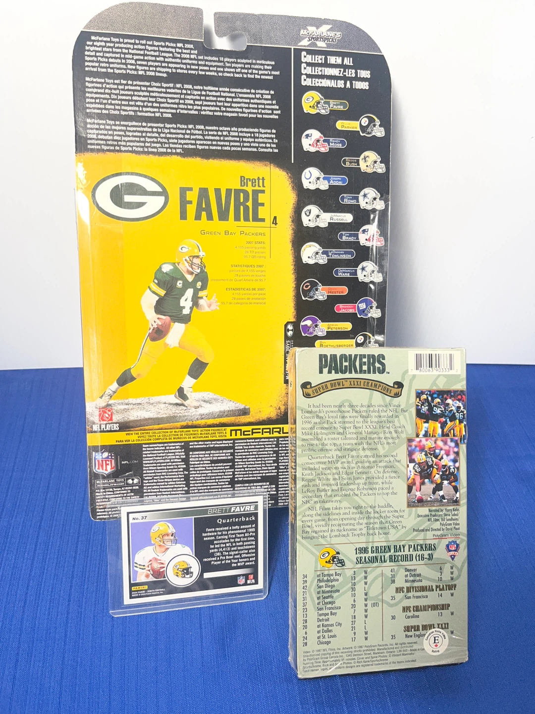Brett Favre Green Bay Packers 3-Piece Vintage Collector's Lot - photo 5