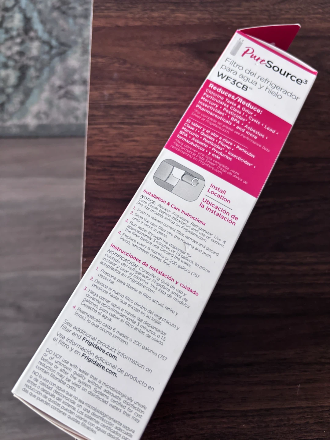 Frigidaire PureSource3 Water & Ice Filter WF3CB - photo 3