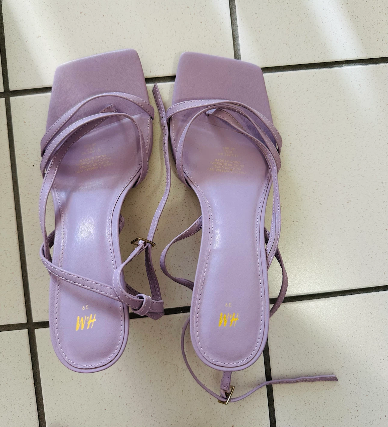 H&M Lavender Heels - Size 39