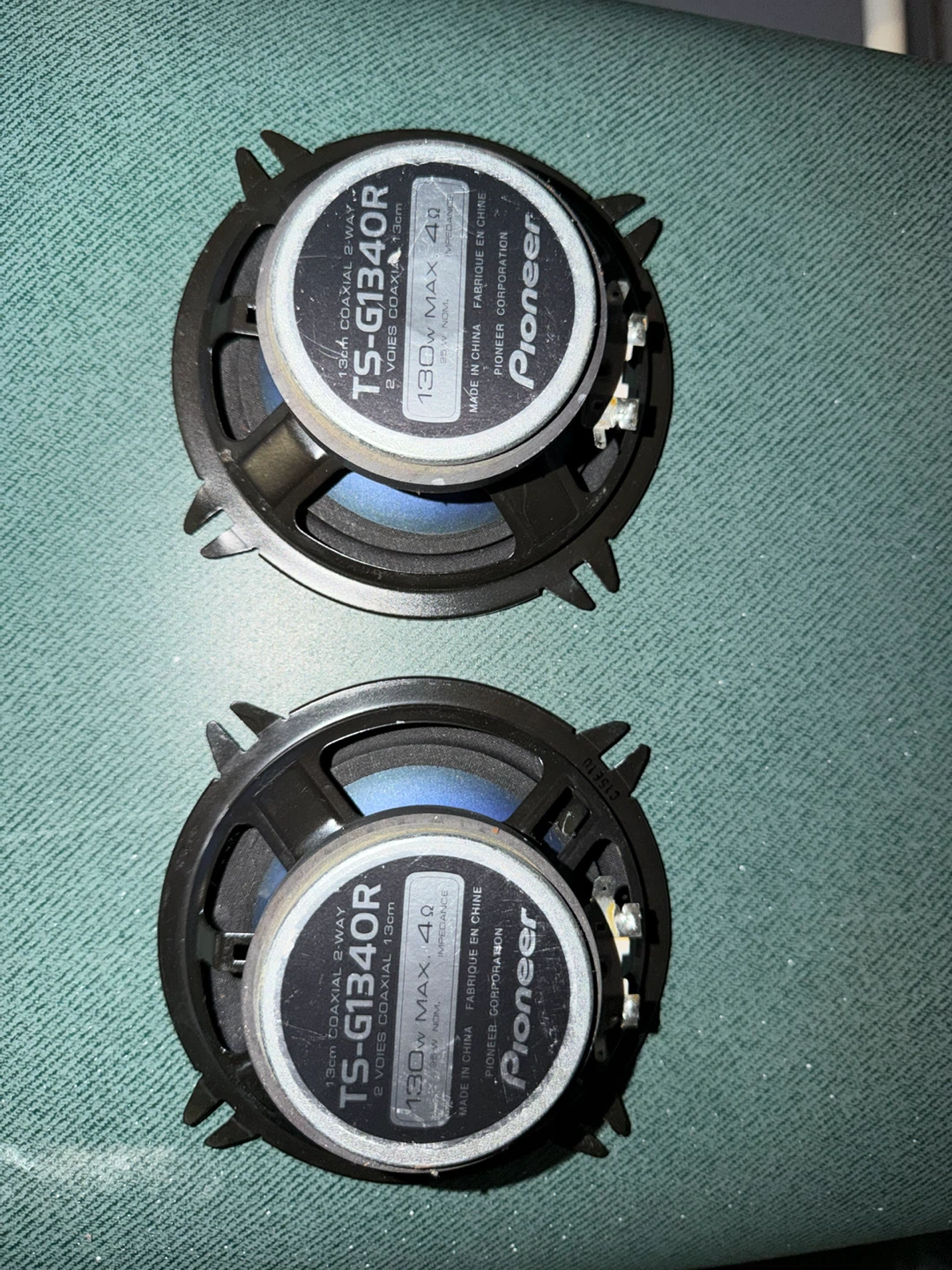 New-Pair of Pioneer TS-G1340R Car Speakers- both for 20 - photo 3
