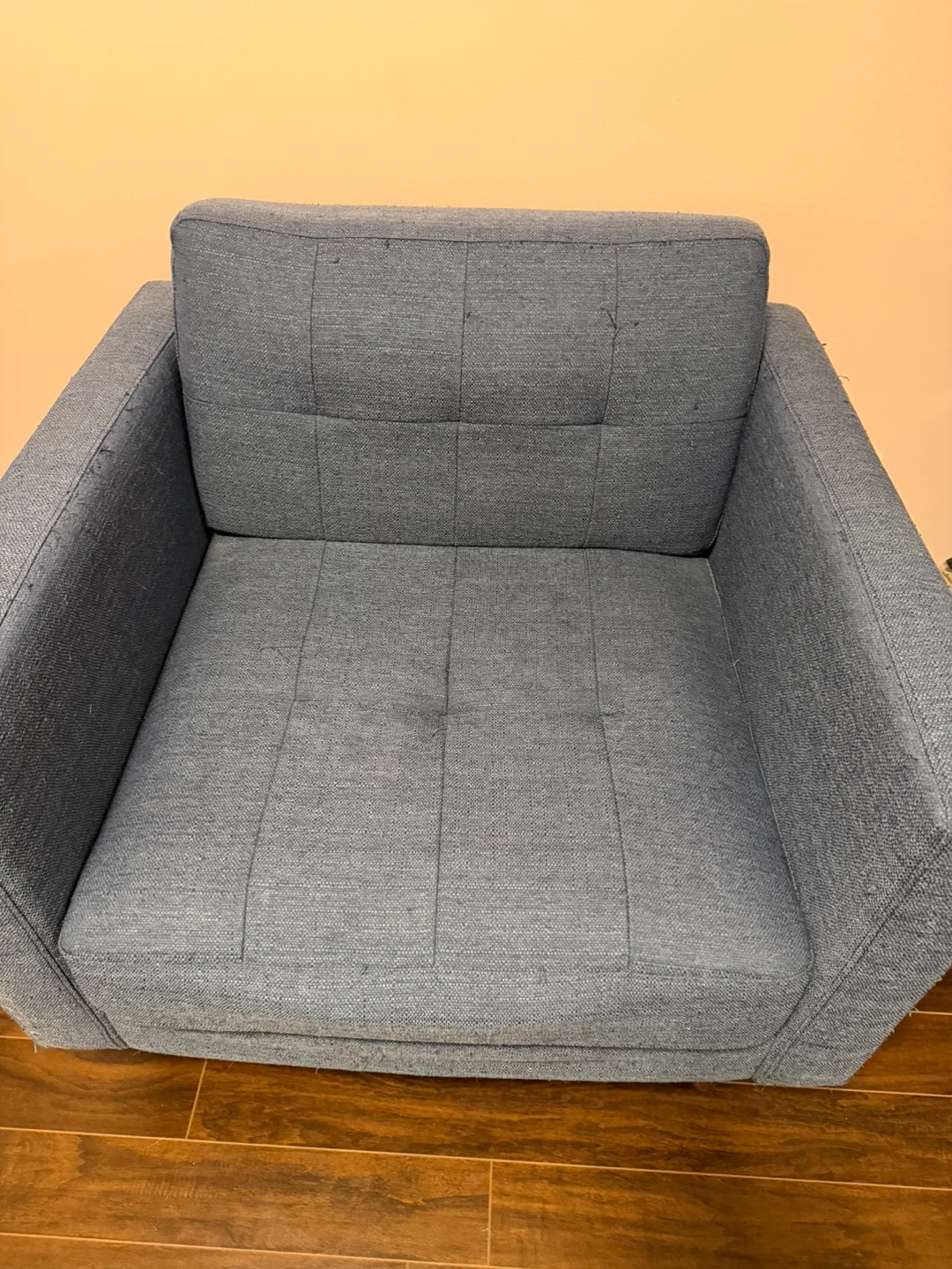 Cozy blue armchair (used) - photo 2