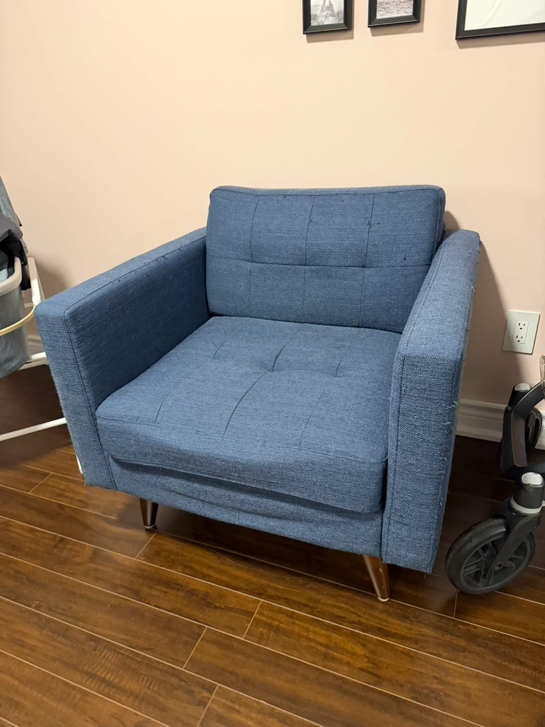 Cozy blue armchair (used) - photo 3