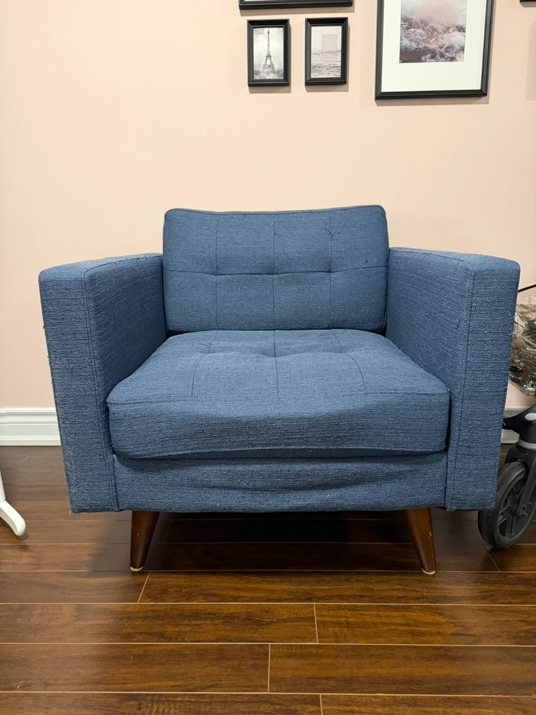 Cozy blue armchair (used) - photo 4