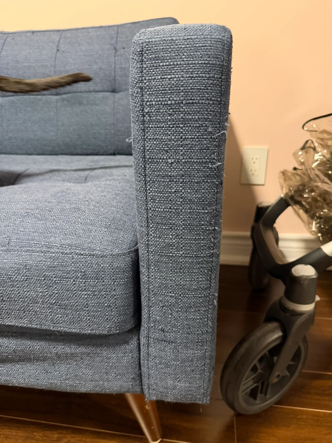 Cozy blue armchair (used) - photo 5
