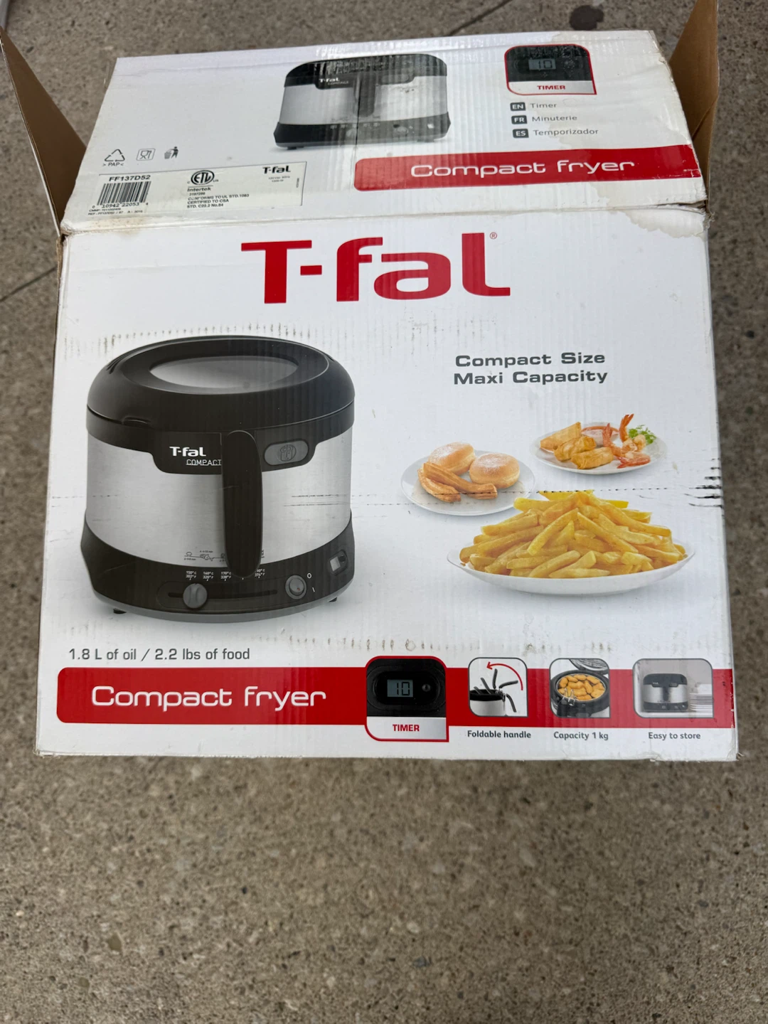 T-fal Compact Fryer FF137D52