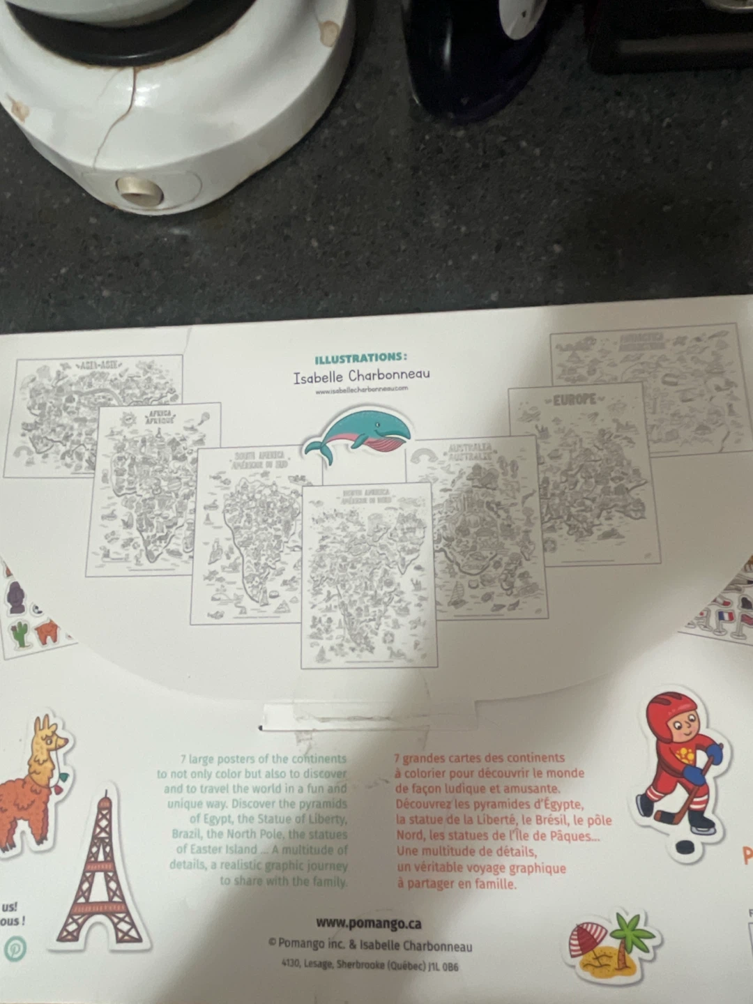 Color the world 7 continents colouring posters - photo 2