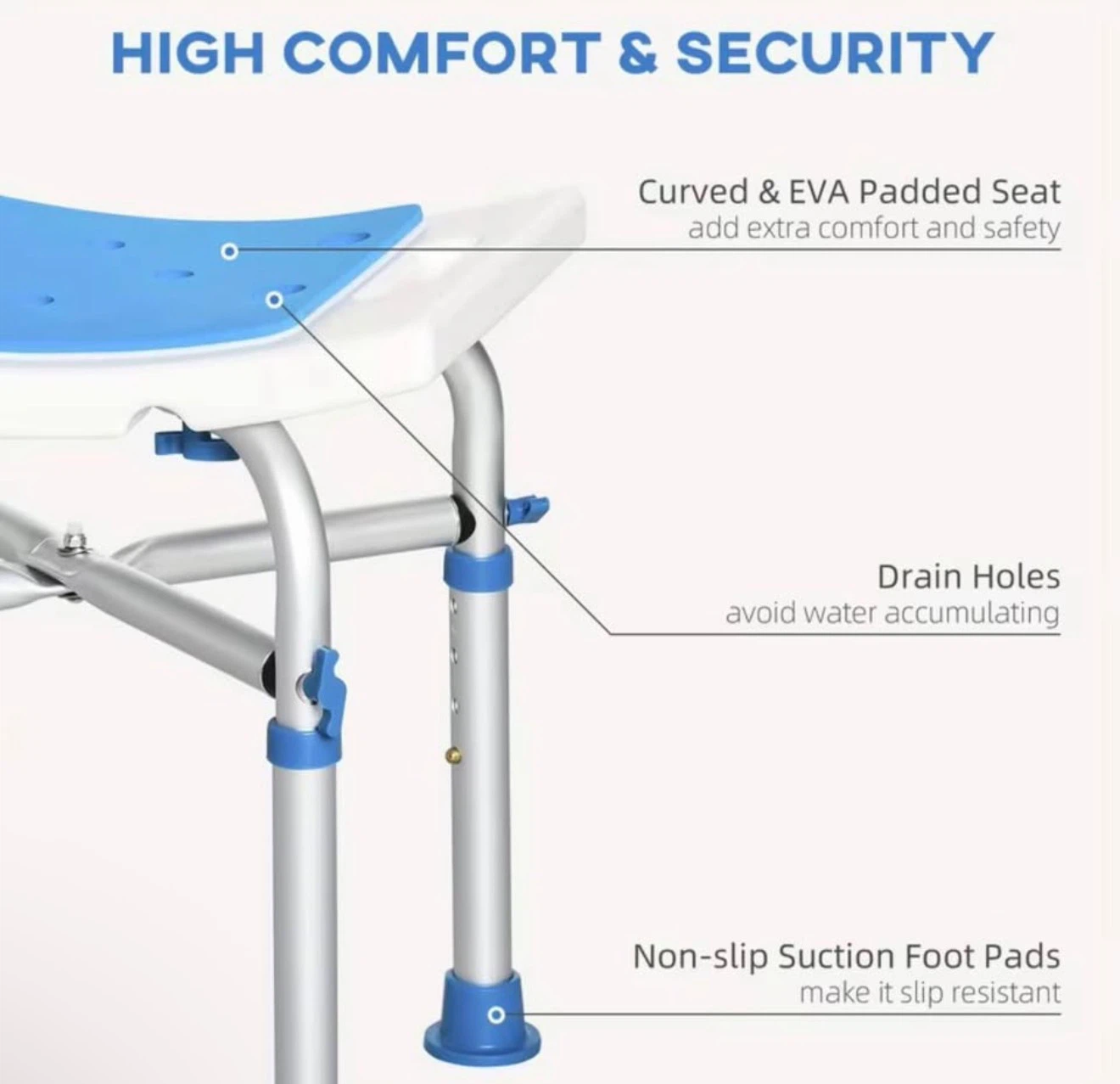 New Shower Chair / Shower Bench - photo 4