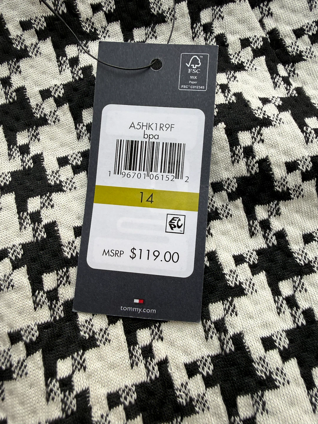 Tommy Hilfiger Houndstooth Dress Size 14 - photo 3