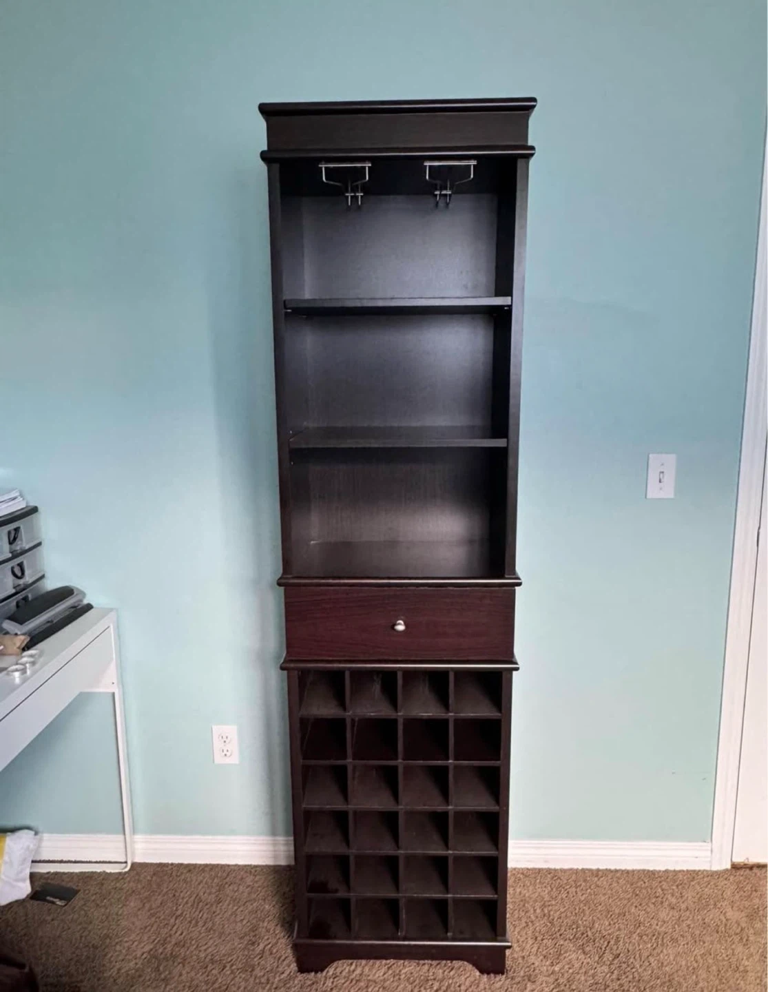 Wood Wine Shelf