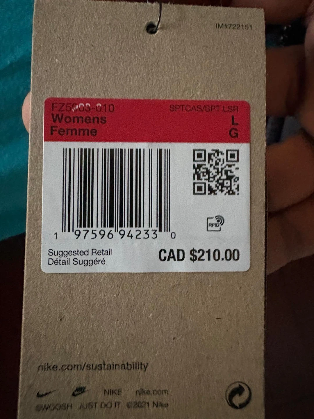 Brand New Nike Women's Puffer Jacket - Black - photo 2