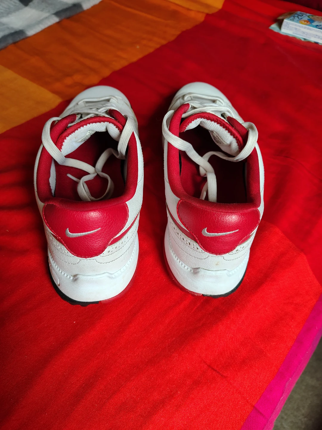 Nike Men's White and Red Golf Shoes US 9.5 - photo 4