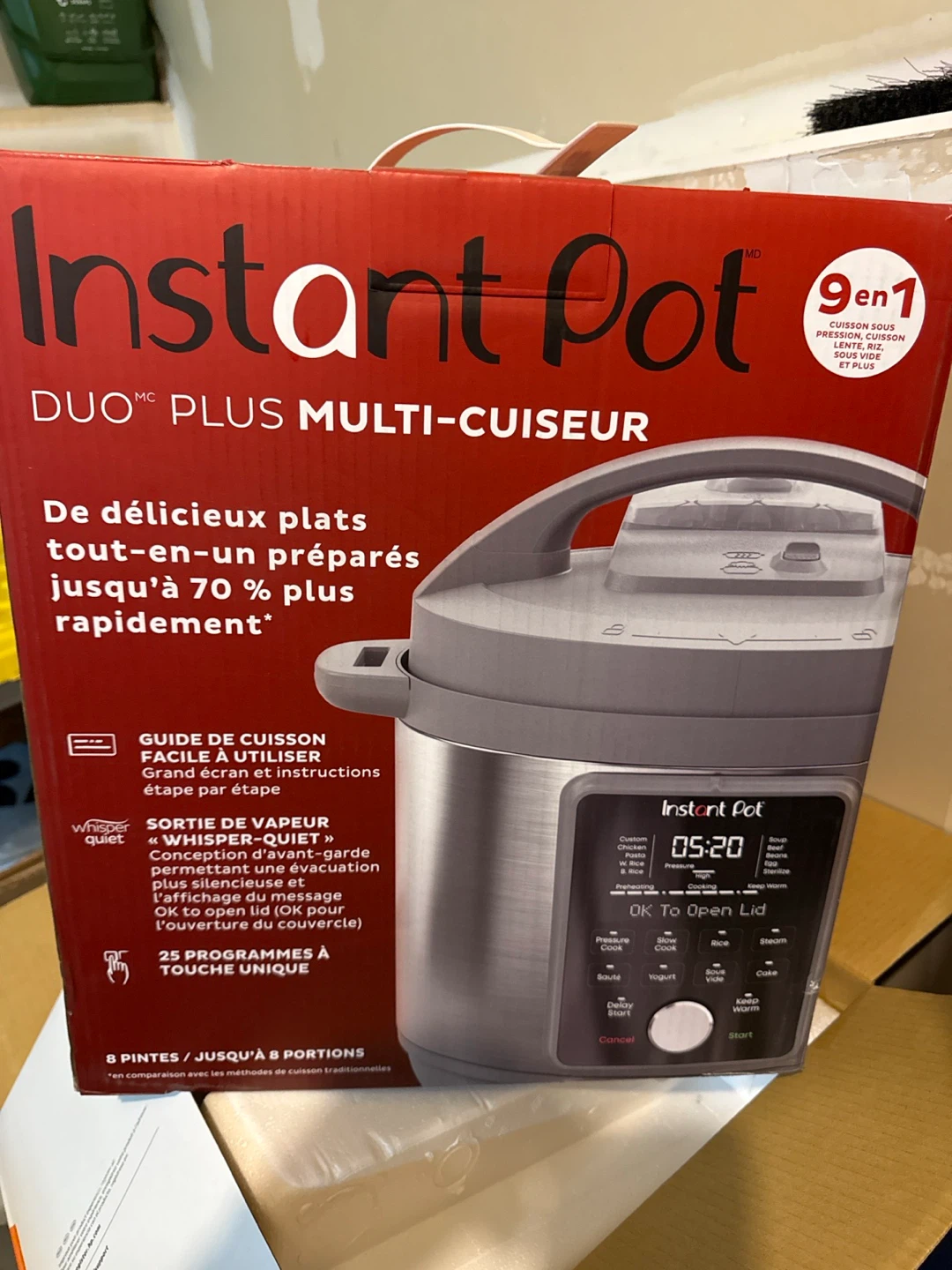 Instant Pot Duo Plus 9-in-1, 8-Quart – Excellent Condition - photo 3