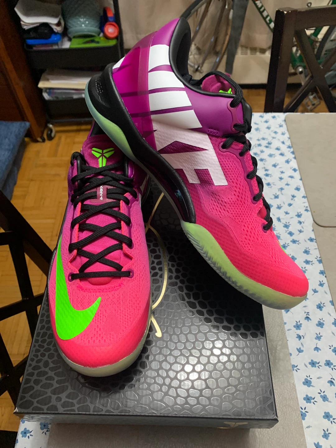 Nike Kobe VIII Protro Red Plum/Electric Green