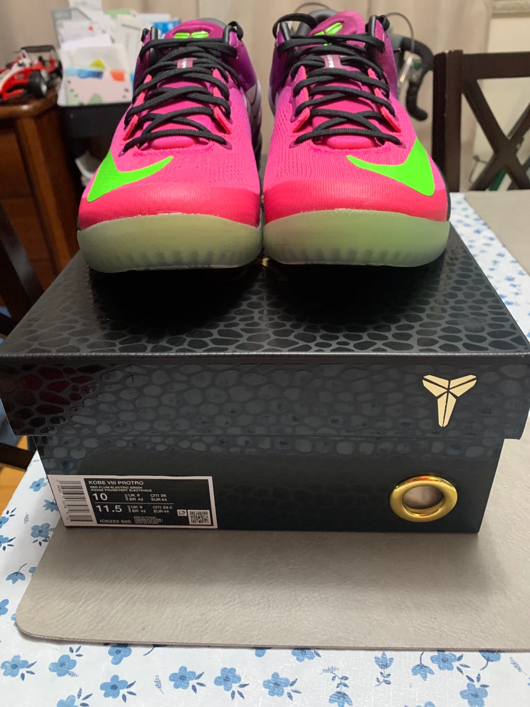Nike Kobe VIII Protro Red Plum/Electric Green - photo 3