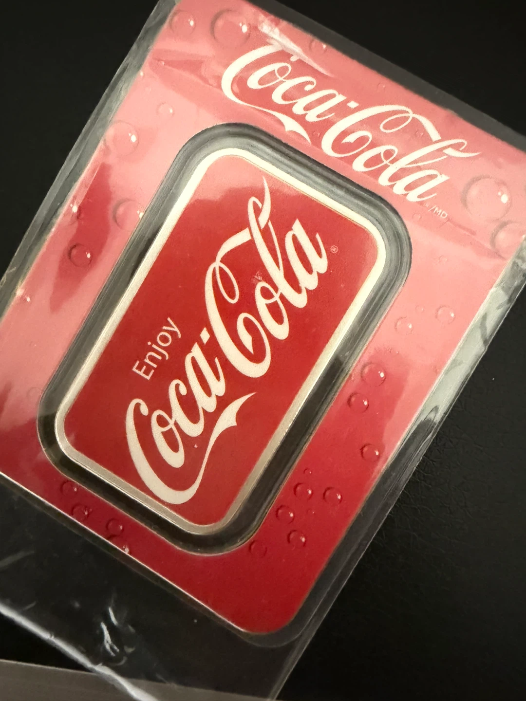 Coca-Cola 1 oz .999 Fine Silver Bar - photo 2